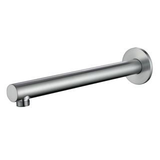 Star Brushed Chrome Shower Arm Straight 300mm