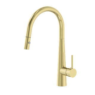 DOLCE PULL OUT SINK MIXER WITH VEGIE SPRAY FUNCTION BRUSHED GOLD