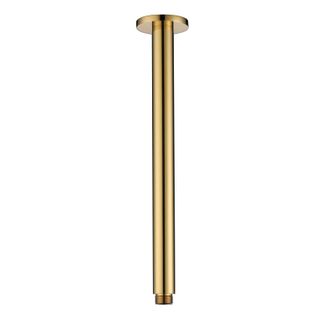 Star PVD Polished Brass Ceiling Dropper 300mm