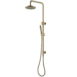 Star PVD Polished Brass Combination Shower on Column Set