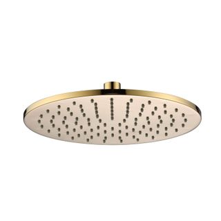 Star PVD Polished Brass Shower Head 250mm