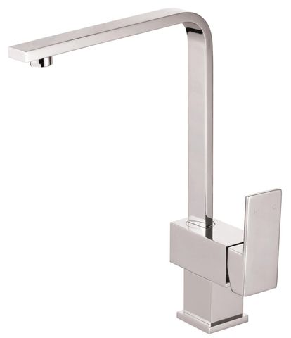 Savanna Square Chrome Gooseneck Sink Mixer