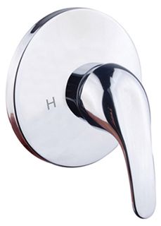 Diaz 2 Chrome Shower Mixer Solid Handle