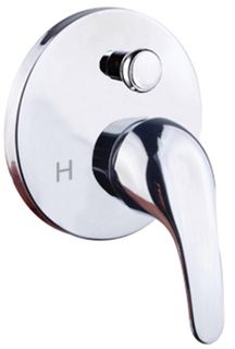 Diaz 2 Chrome Shower Mixer Diverter Solid Handle