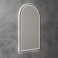 Canterbury Arched 500 LED Mirror - Matte Black