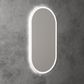 Beau Monde Oval 450 LED Mirror - Matte White