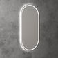 Beau Monde Oval 450 LED Mirror - Brushed Nickel