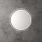 Windsor Round 700 LED Mirror - Matte Black