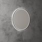 Windsor Round 700 LED Mirror - Matte Black