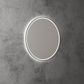 Windsor Round 700 LED Mirror - Brushed Nickel