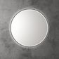 Windsor Round 900 LED Mirror - Matte Black