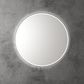 Windsor Round 900 LED Mirror - Brushed Nickel