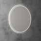 Windsor Round 900 LED Mirror - Brushed Nickel