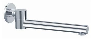 Ramsay Round Chrome Swivel Bath Spout 227mm