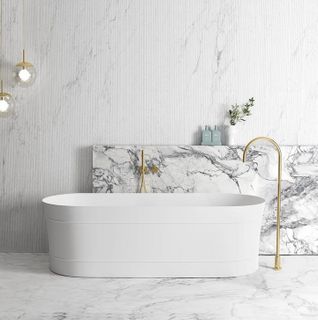 Attica Bondi Freestanding  Bath 1700 GLOSS White