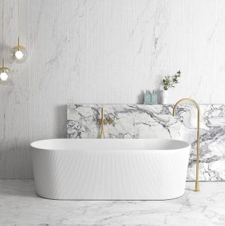 Attica Noosa Freestanding Bath 1700 MATTE White