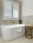 Attica Noosa Back to Wall Freestanding  Bath 1500 GLOSS White