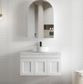 Archie Shaving Cabinet Matte White 900x600x150