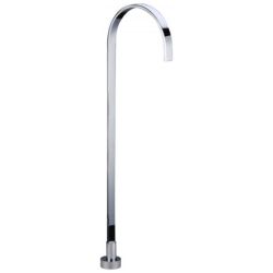 Savanna Square Chrome Freestanding Bath Spout