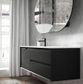 Byron 1200x460x550 Wall Hung  Black Oak Cabinet only