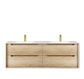 Byron 1500x460x550 Wall Hung  Natural Oak Cabinet Only