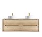 Byron 1500x460x550 Wall Hung  Natural Oak Cabinet Only