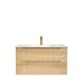 Byron 900x460x550 Wall Hung  Natural Oak Cabinet Only