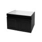 Hampton Mark II 600 Wall Hung Matte Black Cabinet Only