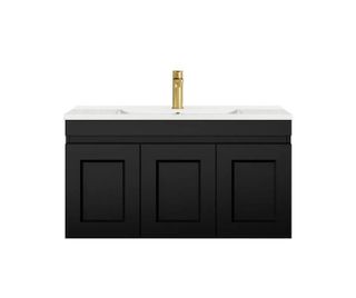 Hampton Mark II 900 Wall Hung Matte Black Cabinet Only