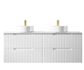 Noosa 1500 Matte White Wall Hung Cabinet Only