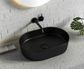 500X340 Oval Basin Matte Black