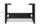 Leg For BYRON 600X450 Black Oak Vanity