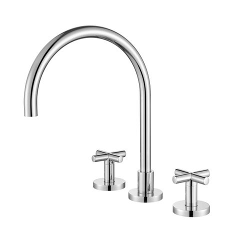 Ryker Chrome Kitchen Set 1/4 Turn