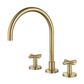 Ryker Brushed Bronze Kitchen Set 1/4 Turn