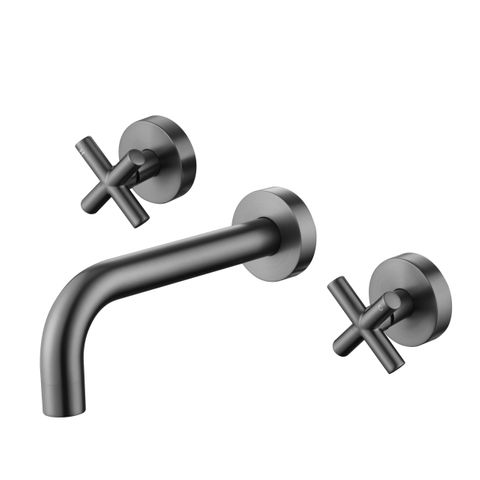 Ryker Gun Metal Bath Set 1/4 Turn