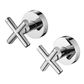 Ryker Chrome Wall Top Assemblies 1/4 Turn