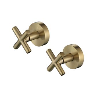 Ryker Brushed Bronze Wall Top Assemblies 1/4 Turn