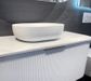 Portofino Solid Surface Basin Matte White 500x350x135