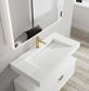 Moonlight 900mm solid surface top