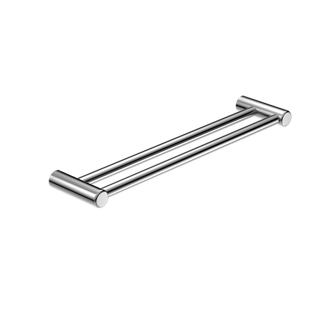 MECCA CARE 25MM DOUBLE TOWEL GRAB RAIL 600MM CHROME