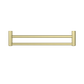 MECCA CARE 25MM DOUBLE TOWEL GRAB RAIL 600MM BRUSHED GOLD