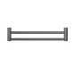 MECCA CARE 25MM DOUBLE TOWEL GRAB RAIL 600MM GUN METAL