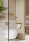 MECCA CARE 25MM DOUBLE TOWEL GRAB RAIL 900MM BRUSHED GOLD