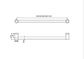 MECCA CARE 25MM GRAB RAIL 300MM BRUSHED NICKEL