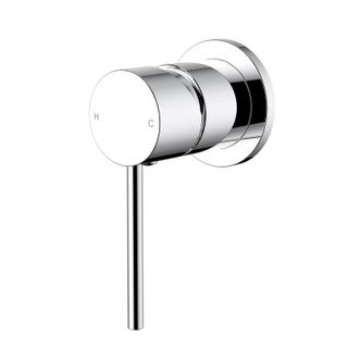 Star Mini Chrome Shower Mixer 60mm Back Plate