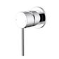 Star Mini Chrome Shower Mixer 60mm Back Plate