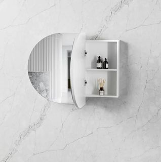 BONDI 900x600 Shaving Cabinet White