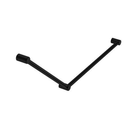 MECCA CARE 32MM DDA GRAB RAIL SET 45 DEGREE 750X900MM MATTE BLACK