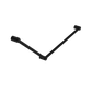 MECCA CARE 32MM DDA GRAB RAIL SET 45 DEGREE 750X900MM MATTE BLACK