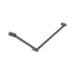 MECCA CARE 32MM DDA GRAB RAIL SET 45 DEGREE 750X900MM GUN METAL